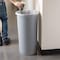 Rubbermaid Commercial 22 gal Round Indoor Plastic Can, Gray, Open Top, Plastic FG354600GRAY - alternate 2